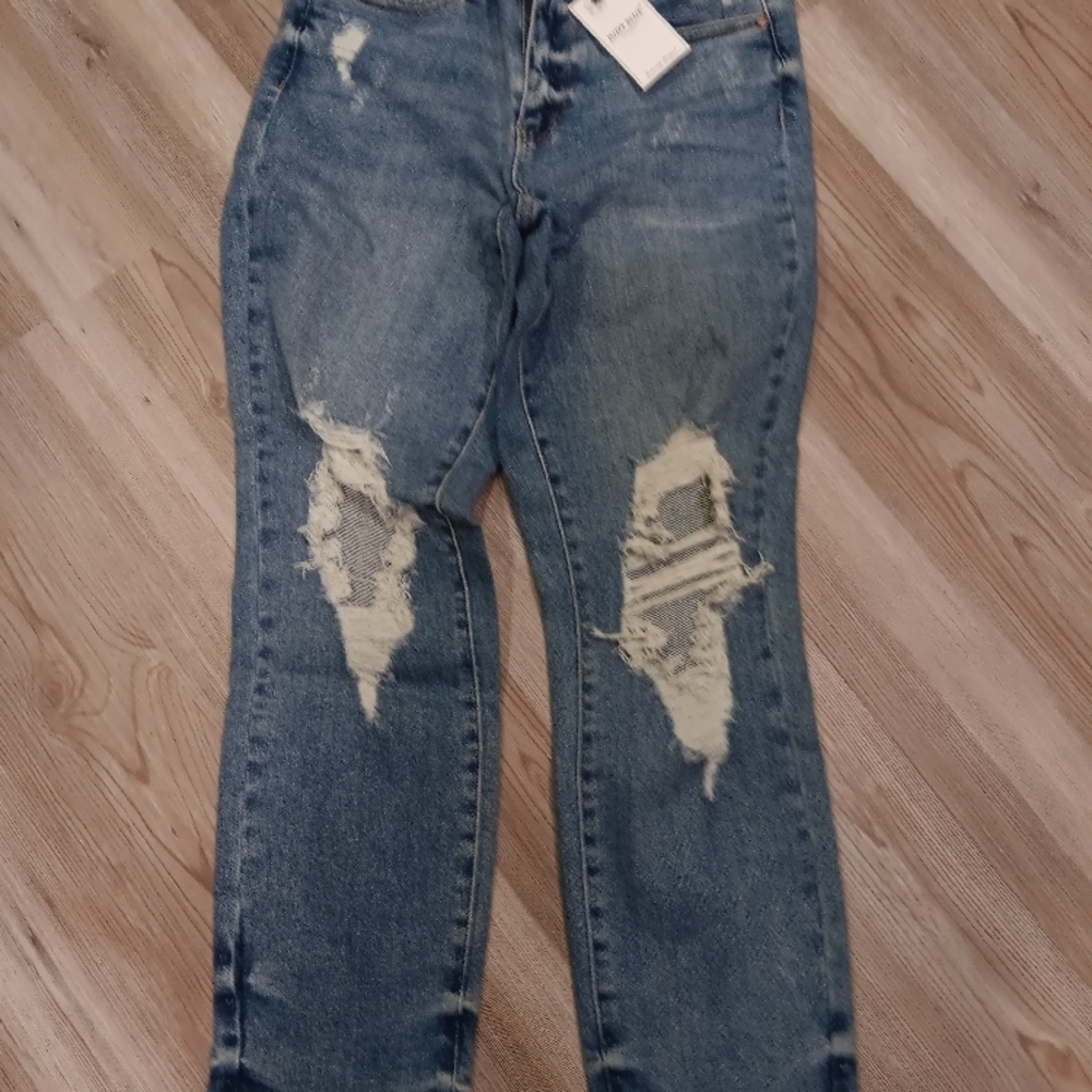 Judy Blue Distressed Blue Jeans for Women